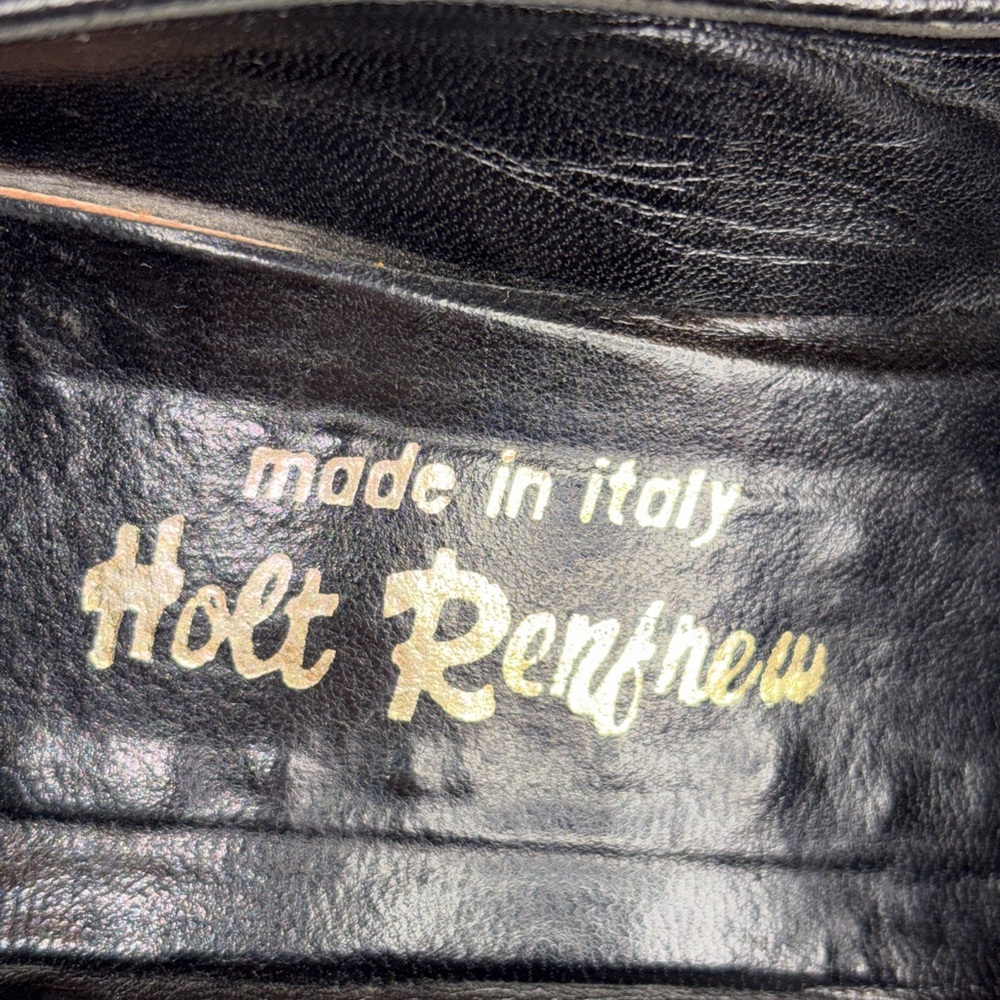 Vintage Holt Renfrew Pumps Size 38 - Leopard Print Calve Hair 🐆 - Picture 4 of 6